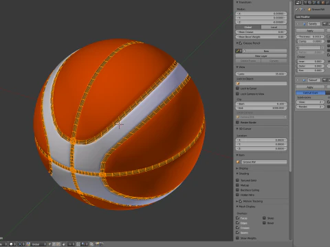 Basketball Animation 3D Model