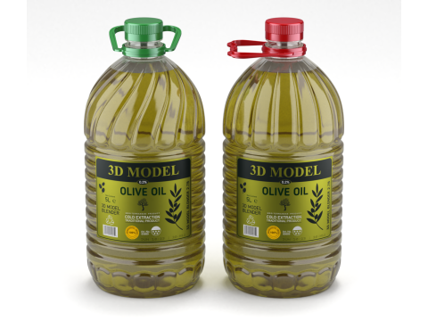 Olive Oil Bottle 3Dモデル