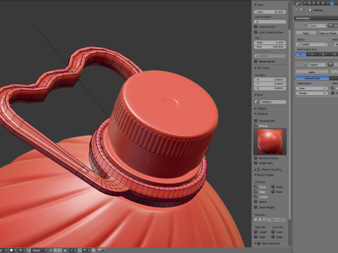 Olive Oil Bottle 3Dモデル