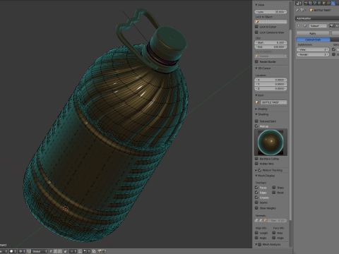Olive Oil Bottle 3Dモデル