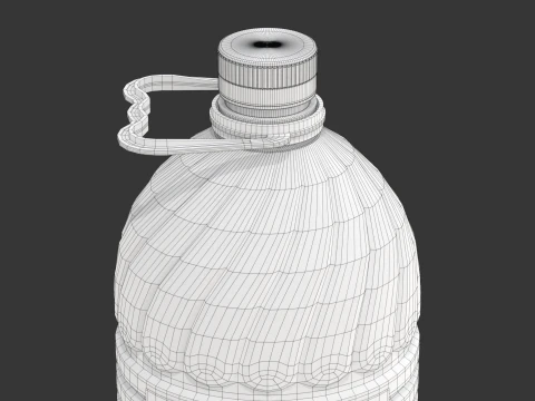 Bottiglia Di Olio D'oliva Modello 3D