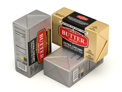 Butter pack 3D Model