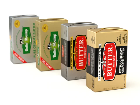 Butter pack 3D Model