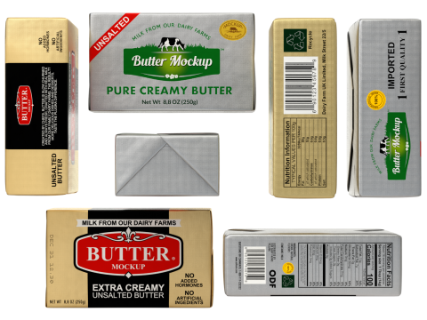 Butter pack 3Dモデル