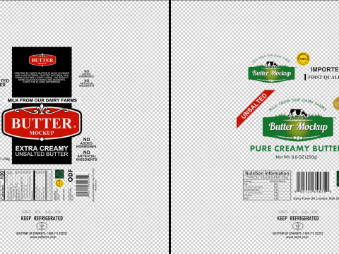 Butter pack 3Dモデル