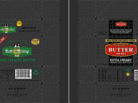 Butter pack 3Dモデル