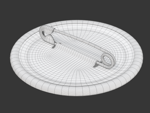 Vote Badge Model 3D