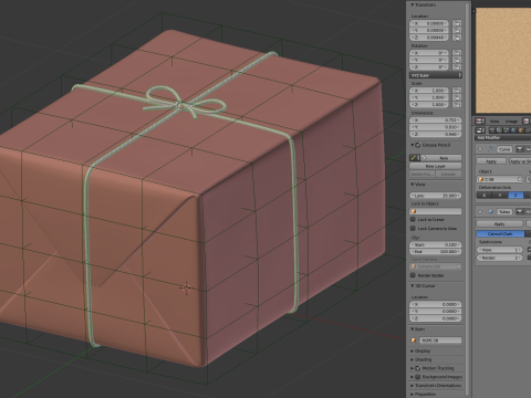 Warehouse Trolley With Wrapped Parcel 3D मॉडल