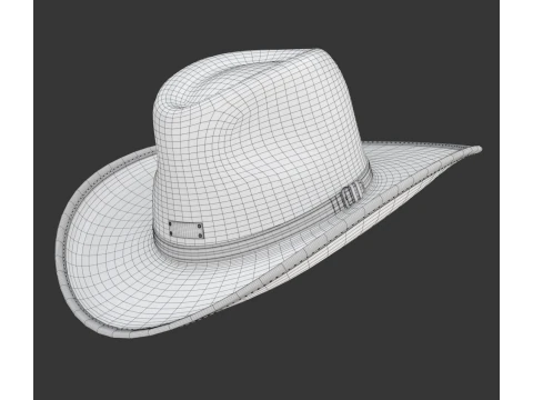 Chap&eacute;u de vaqueiro Modelo 3D