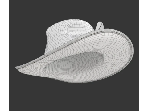 Chap&eacute;u de vaqueiro Modelo 3D