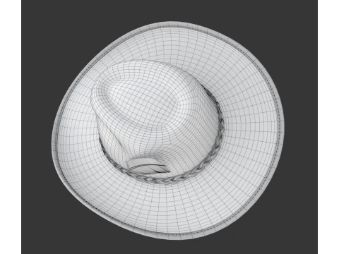 Chap&eacute;u de vaqueiro Modelo 3D
