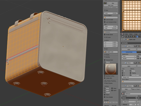 Food Delivery Bag 3D Model