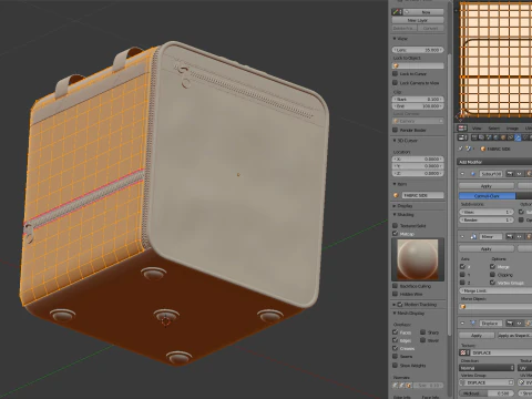 Food Delivery Bag 3D Model