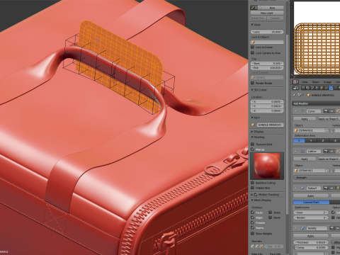 Food Delivery Bag 3D Model