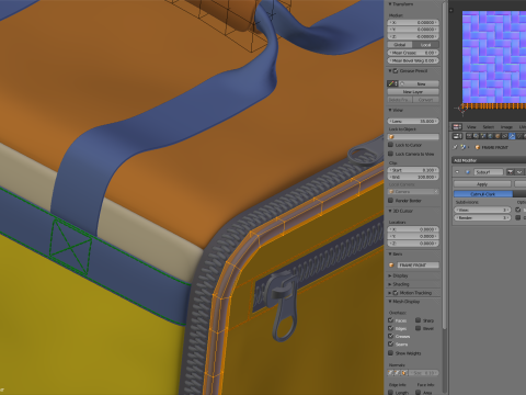 Food Delivery Bag 3D Model