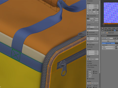 Food Delivery Bag 3D Model