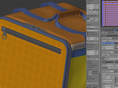Food Delivery Bag 3D Model