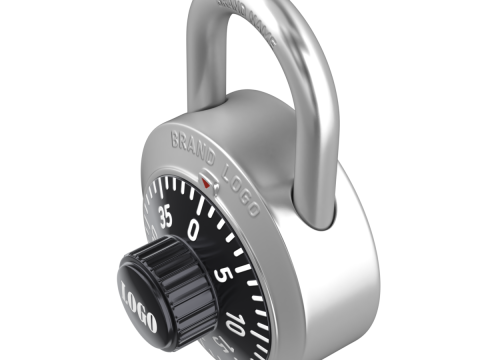 Combination Padlock Modèle 3D
