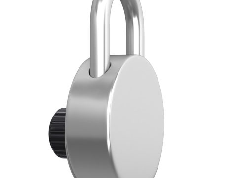 Combination Padlock Modèle 3D