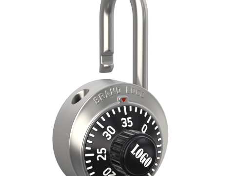 Combination Padlock Modèle 3D