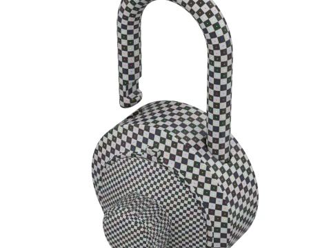 Combination Padlock 3D Model