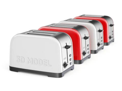 Toaster 3D Modell