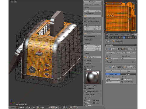 Toaster 3D Модель