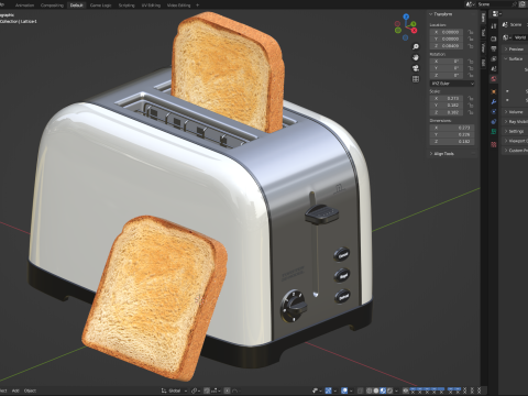 Toaster 3D Модель