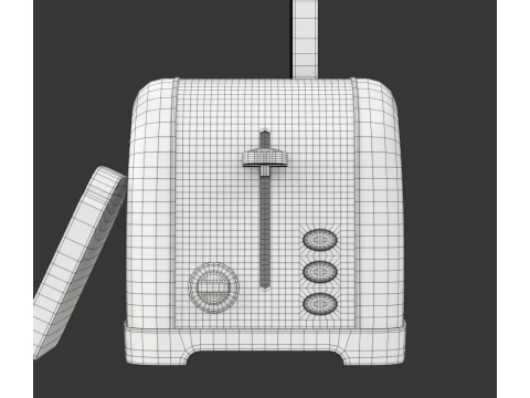 Toaster 3D Modell