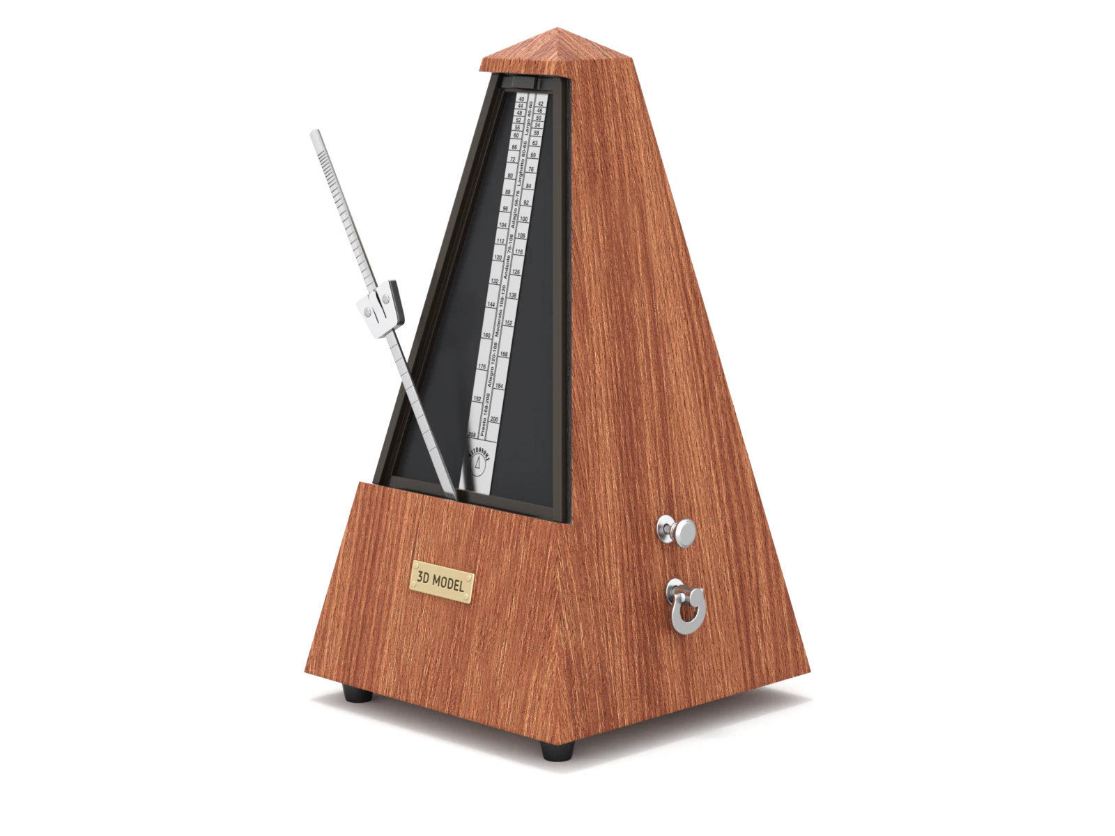 Animazione del metronomo Modello 3D .c4d .max .obj .3ds .fbx .stl .blend 