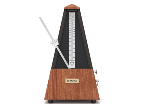 Metronome Animation 3D Model