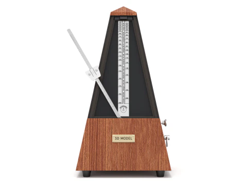 Animazione del metronomo Modello 3D