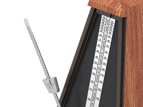 Metronome Animation 3D Model