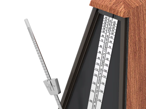 Animazione del metronomo Modello 3D