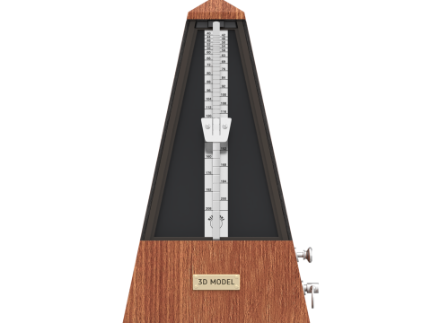 Metronome Animation 3D Model