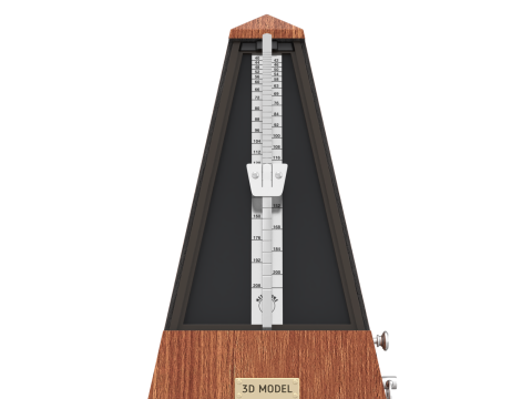 Metronome Animation 3D Model
