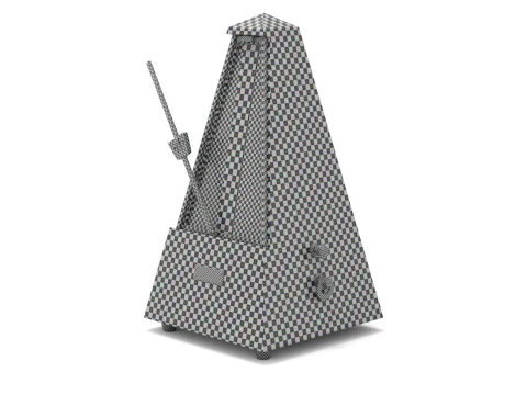 Animazione del metronomo Modello 3D