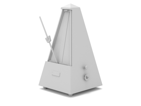 Metronome Animation 3D Model