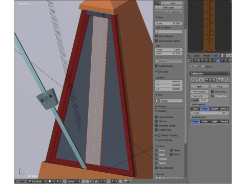 Animazione del metronomo Modello 3D