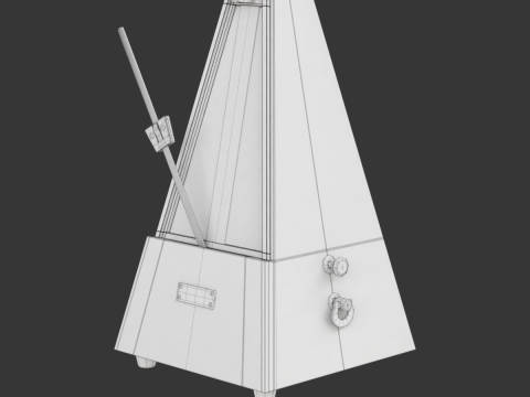 Metronome Animation 3D Model