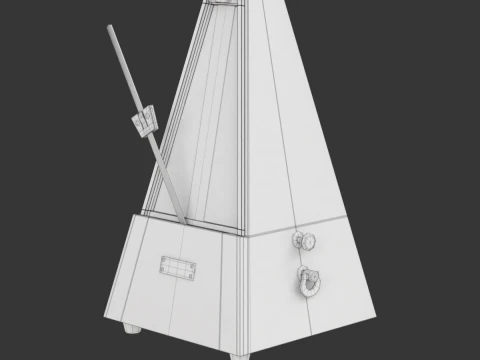 Animazione del metronomo Modello 3D