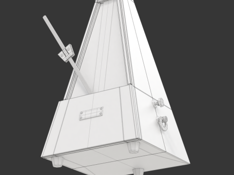 Metronome Animation 3D Model