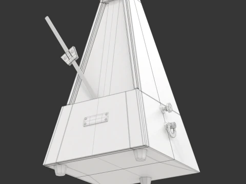 Animazione del metronomo Modello 3D