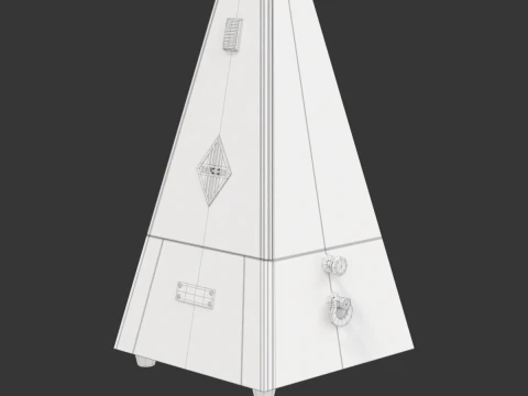 Animazione del metronomo Modello 3D