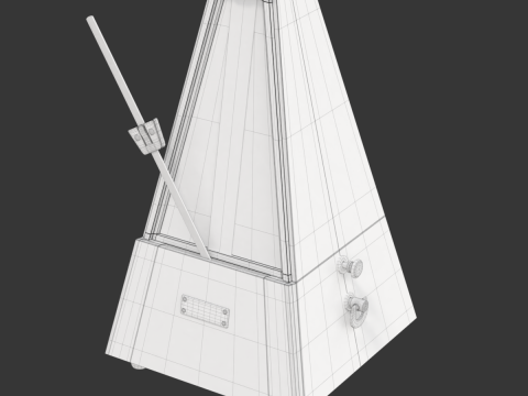 Metronome Animation 3D Model