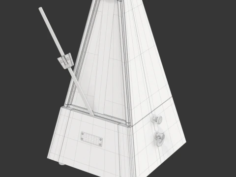 Animazione del metronomo Modello 3D