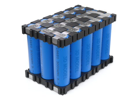 Customizable Battery Pack 3D Модель
