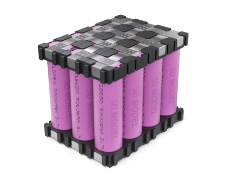 Customizable Battery Pack 3D Model