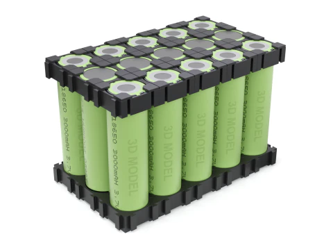 Customizable Battery Pack 3D Model