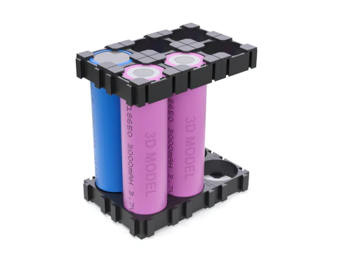 Customizable Battery Pack 3D Model